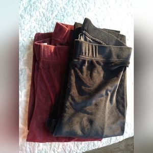 Old Navy sz small soft velvet leggings